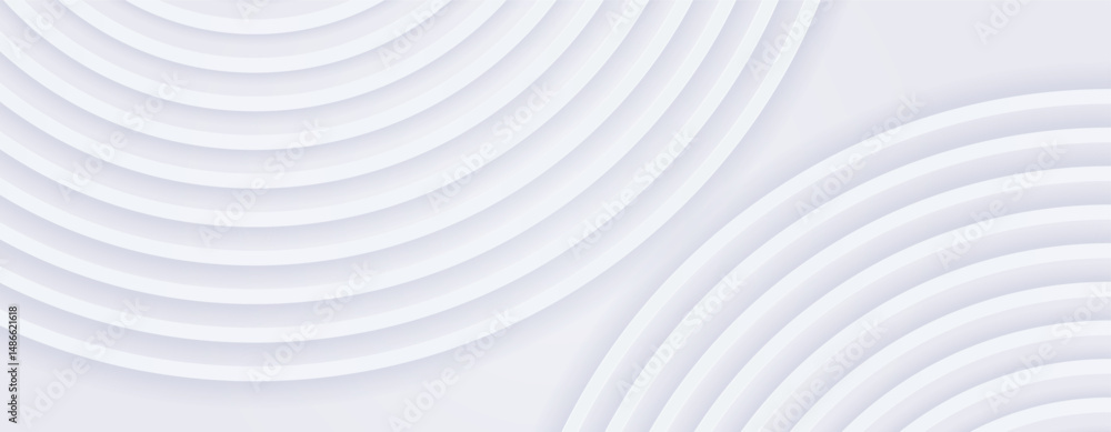 Poster abstract white geometric lines background with shadow. minimal lines pattern. elegant texture. moder