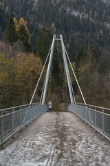 Fußgängerbrücke im Zillertal