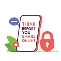 Think before you share online safety tips for social media and internet use