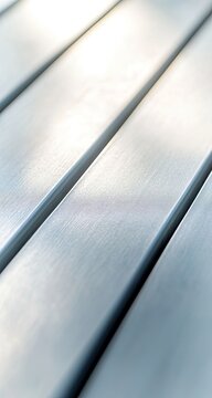 Close-up of light-gray, horizontal planks