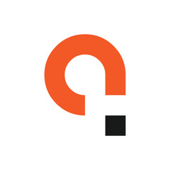 Initial letter Q logo design or alphabet logo design symbol
