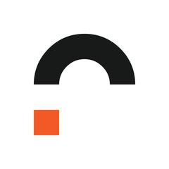 Initial letter F logo design or alphabet logo design symbol