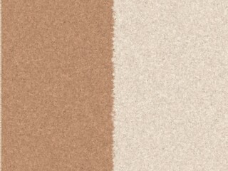 Fototapeta premium A textured background image with two colors light brown and off-white, divided down the middle. Both sides have a grainy texture.