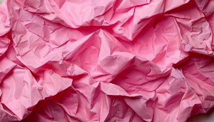 Fototapeta premium crumpled pink paper texture background