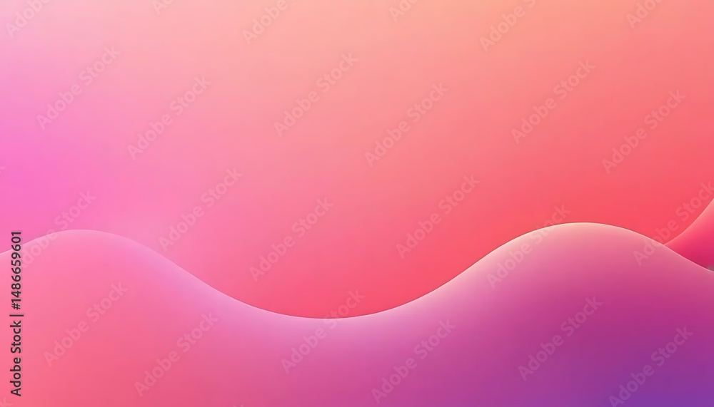 Aufkleber soft pink and purple gradient with flowing, abstract shapes creating a calming and vibrant scene.