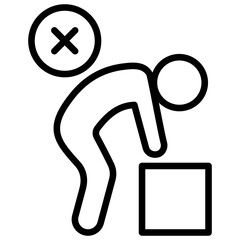Lifting Hazard Icon