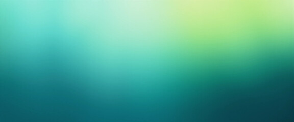 Obraz premium Abstract Teal and Green Gradient Background Smooth Color Transition for Design Projects
