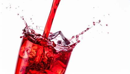 juice pouring into glass