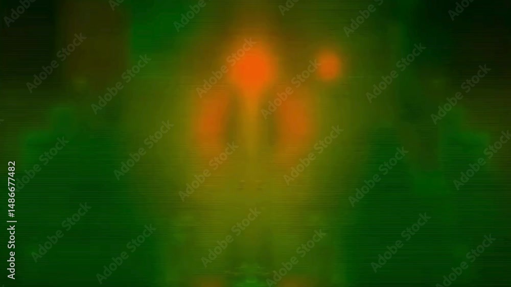 Poster an evocative abstract composition featuring a mesmerizing blend of vibrant hues, evoking a sense of 