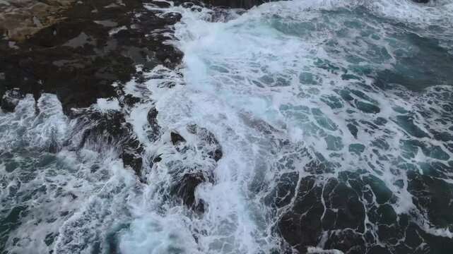 Powerful waves continuously reshape Cape Zemlyanov&rsquo;s rocky coastline in this dramatic drone footage highlighting coastal erosion in Russia&rsquo;s Barents Sea region.