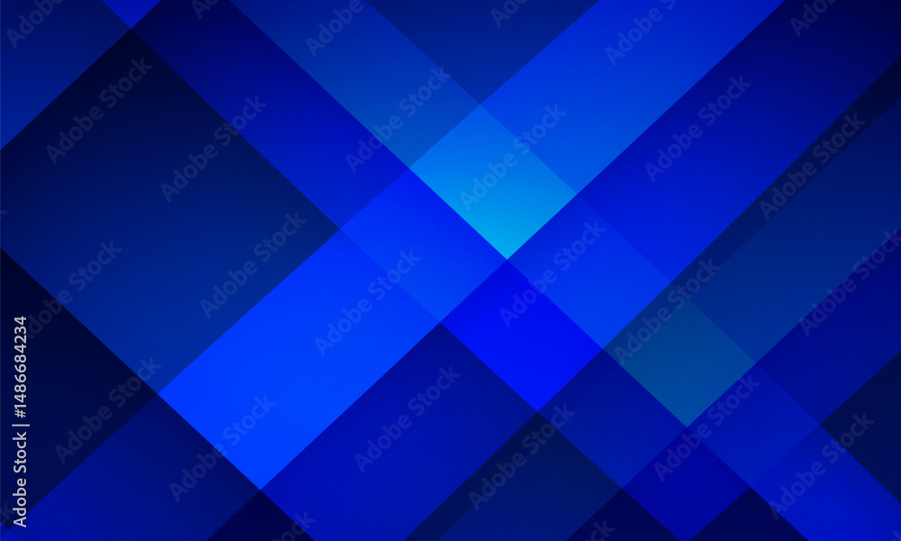 Poster dark blue modern abstract background with geometric shapes. vector illustration banner design