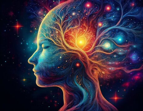 pure consciousness concept ai generative