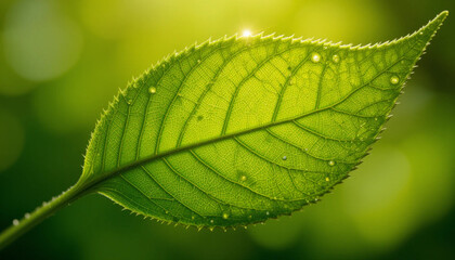 Detailed Green Leaf