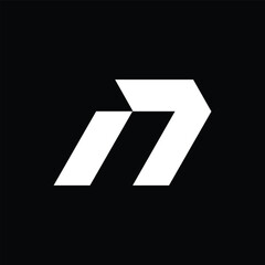 Alphabet letter icon logo N