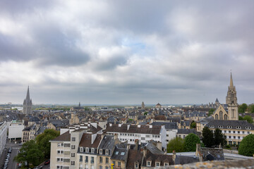 Wandering through the ancient walls of Caen Castle, Caen, France