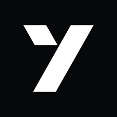 Alphabet letter icon logo Y