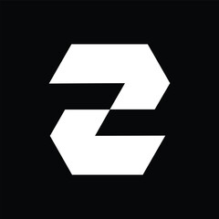 Alphabet letter icon logo Z