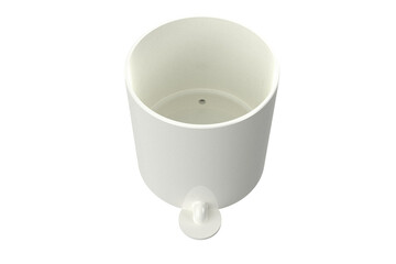 High-quality white fluid reservoir for brake master cylinder, an original equipment automotive part...