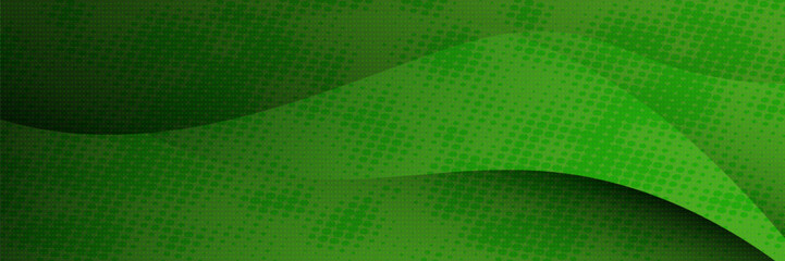 Abstract green wavy background. Suit for booklet, brochure, banner, poster, website, flyer, cover, corporate, backdrop. Vector illustration