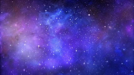 Naklejka premium Abstract glitter background with shimmering silver, purple, and blue lights, creating a galaxy-like effect.