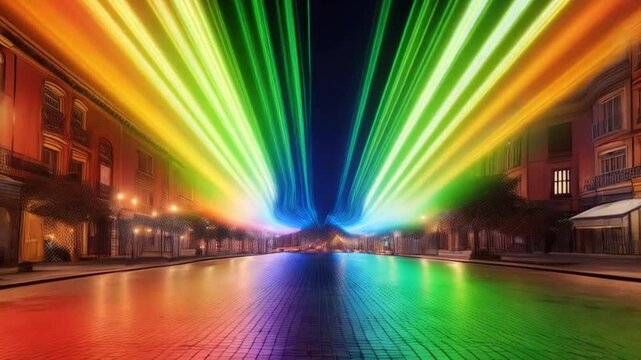 Regenbogen Stra&szlig;e