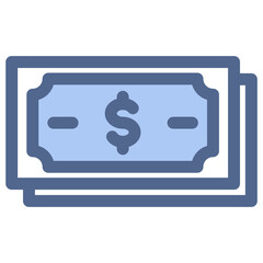 Banknote Blue Icon