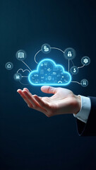 Cloud data protection being offered by hand