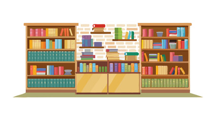 bookshelf with books