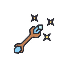 Mystical Crystal Wand Emitting Glimmering Stars With Transparent Backdrop