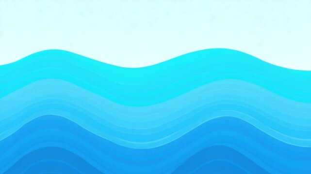 Abstract blue and white waves background