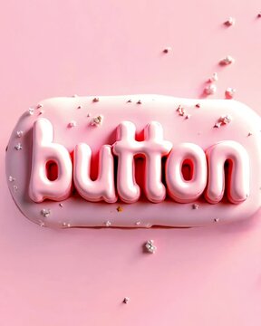 3D Candy Logo Animation on Soft Pink-cute Candy Style 3D Logo for Branding-Kawaii Inspired 3D Logo with Candy Logo Design Concept, Kawaii product branding intro, Pastel 3D logo for sweets business