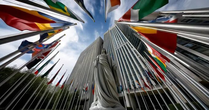 Peace Statue at UN