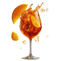 Refreshing Aperol Spritz Cocktail with Orange