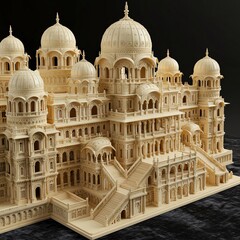 Fototapeta premium Complex structure with arches and domes