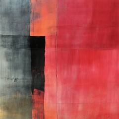 Abstract art with bold colors and geometric shapes