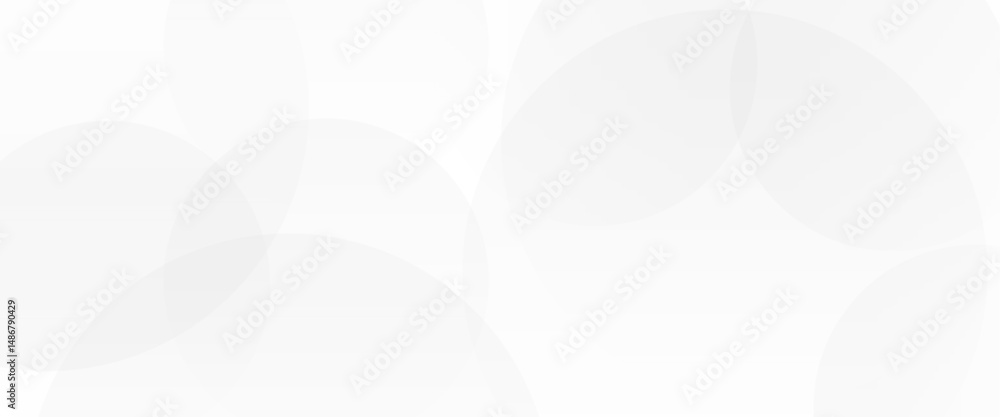 Aufkleber Abstract pattern white and grey geometric banner design background.
