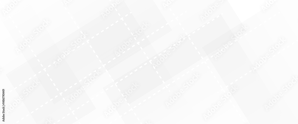 Poster vector white and grey graphic design banner pattern background template.