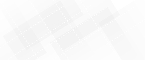 Vector White and grey graphic design Banner Pattern background template.