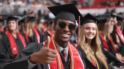 Celebrating Graduation Success. High quality