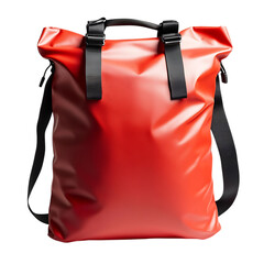 Modern Waterproof Dry Bag with a Minimalist Form Isolated on Transparent Background