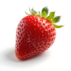 strawberry on white background