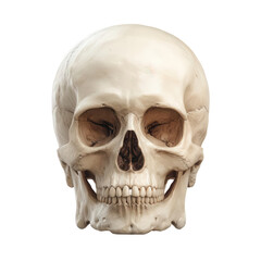 Human skull anatomy illustration