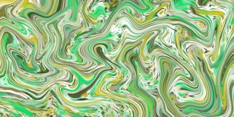 Abstract fluid acrylic painting. Blue Digital Acrylic Color Swirl Or Similar Marble Twist Texture Background. Green creative abstract hand-painted luxurious fluid liquid marble background vector. 