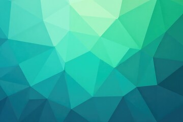 Fototapeta premium Subtle geometric pattern in calming blues & greens, green, print
