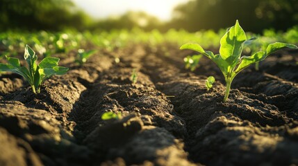 Sunrise on a Young Plantation, Nature's Gentle Awakening