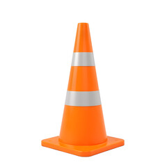 Road Safety Cone a transparent background