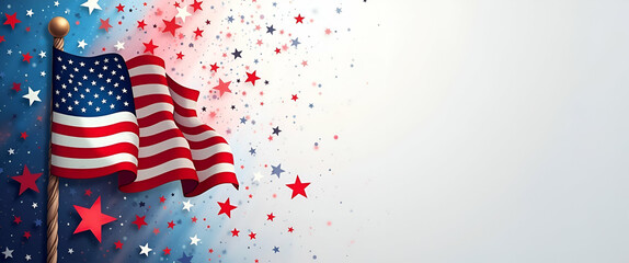 Striking photostock image featuring an innovative Memorial Day Patriotic Design with bold creative elements and refined composition for inspiring national branding in  Photo Stock  Concept  and empty 