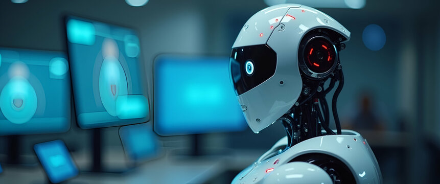Robotic Vision Systems: AI-Powered Cameras for Object Recognition & Navigation in Robotics | Advanced Perception Technology | Future of Automation | Empty Space