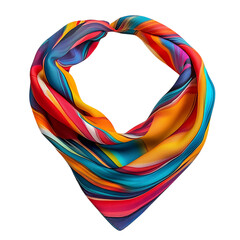 Modern Cooling Bandana with a Dynamic Abstract Digi Isolated on Transparent Background