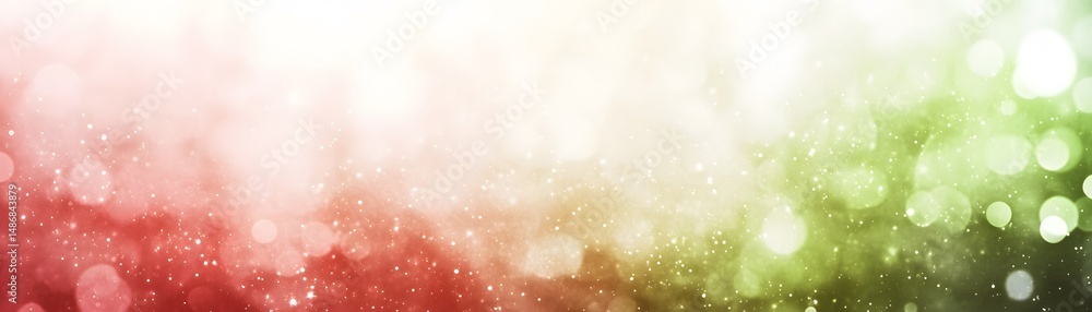 Poster vibrant gradient background with soft bokeh lights.